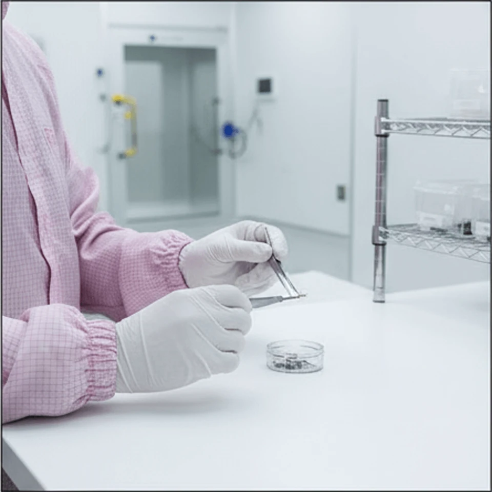 Food-safe nitrile gloves